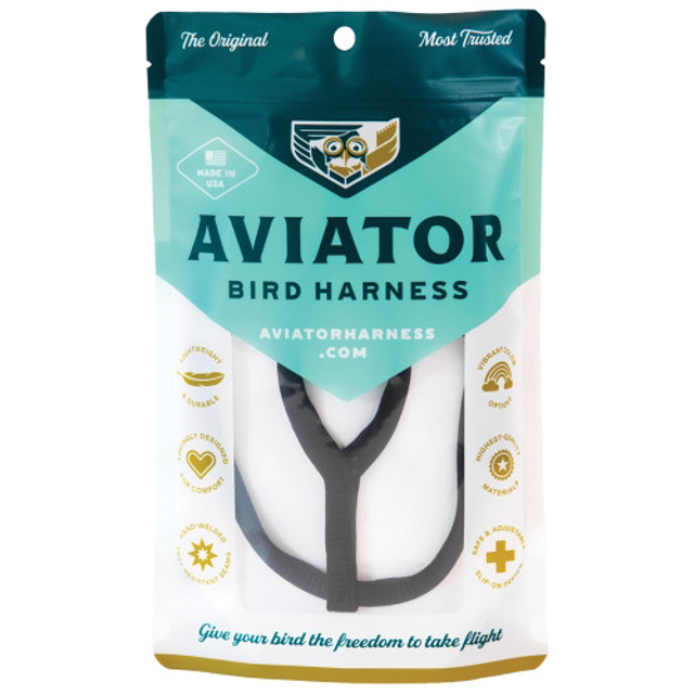 The AVIATOR Pet Bird Harness and Leash: XL  