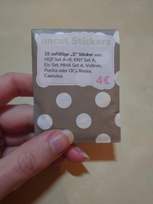 15 random, uncut Stickers Lucky Bag 