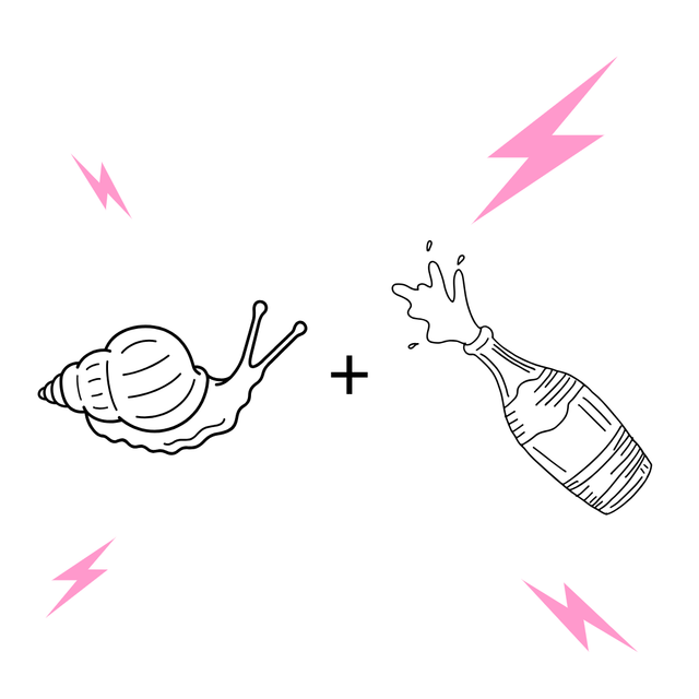 Escargots + Champagne