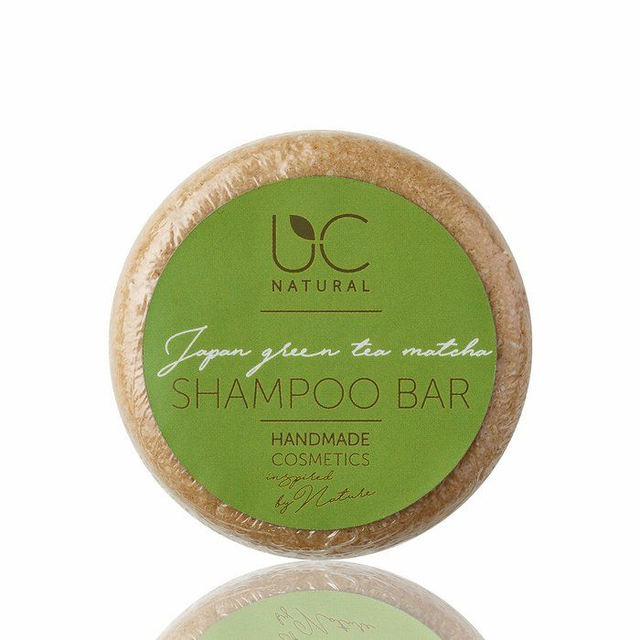 Barre de shampooing au thé vert du Japon au matcha