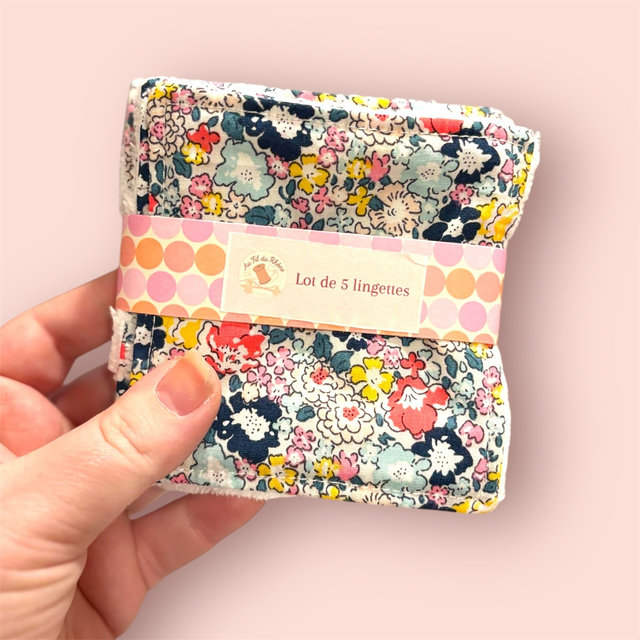 Lingettes Lison - lot de 5