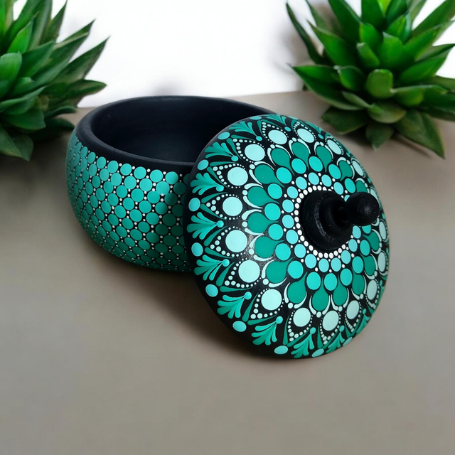 Boîte en bois &#039;&#039;Jade&#039;&#039; PIECE UNIQUE 