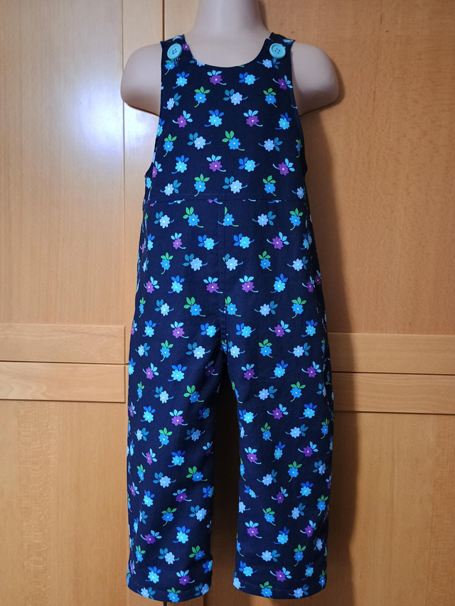 Dungarees - 18 mth (86 cm). Bright flowers