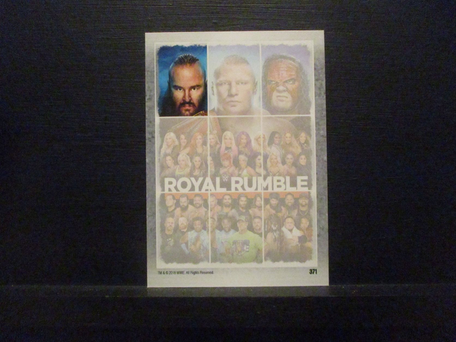 Royal Rumble Slam Attax Live Original Trading Card #371