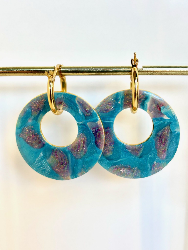 Boucles « Lune Vénitienne »