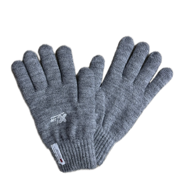 Gants gris