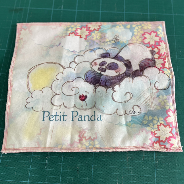 Serviette visage panda