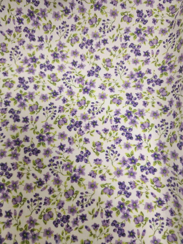 Algodón flores LILA