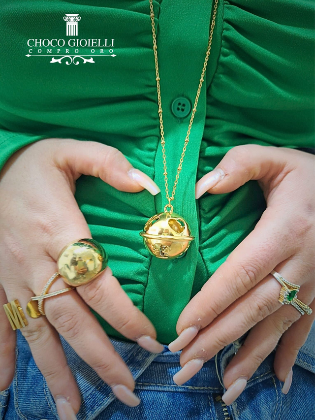 Pre Mamma Chiama Angeli Tondo - Acciaio Inossidabile 