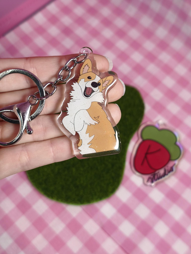 CORGI keychain - Toby