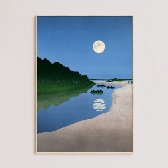 Księżyc nad Zatoką Ryską