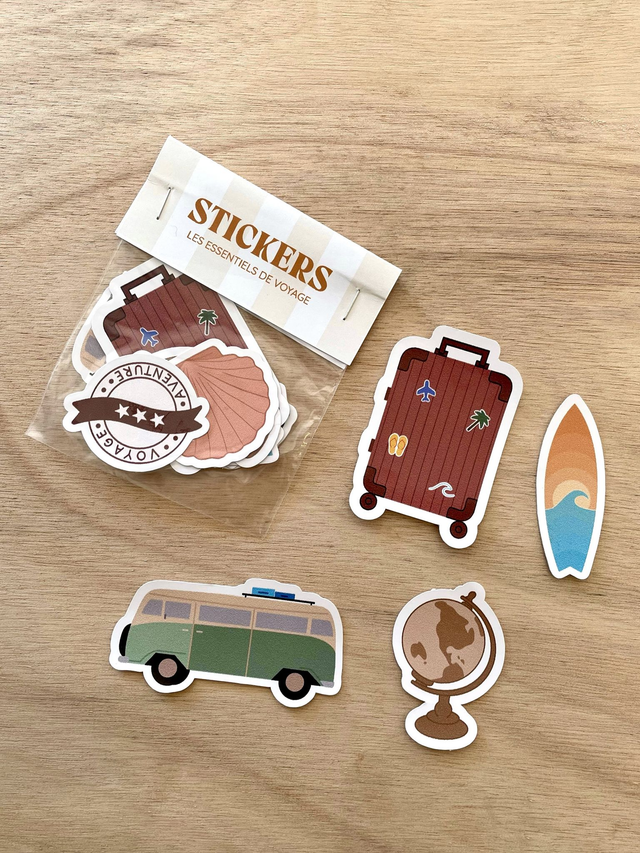 Stickers - Essentiels de voyage