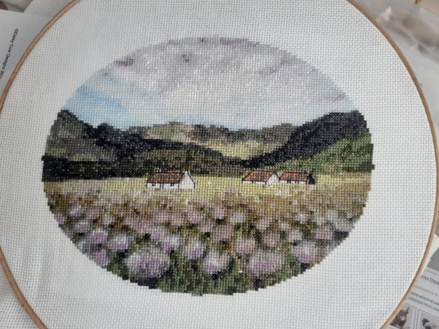 Athnamulloch Thistles. Scottish scene 