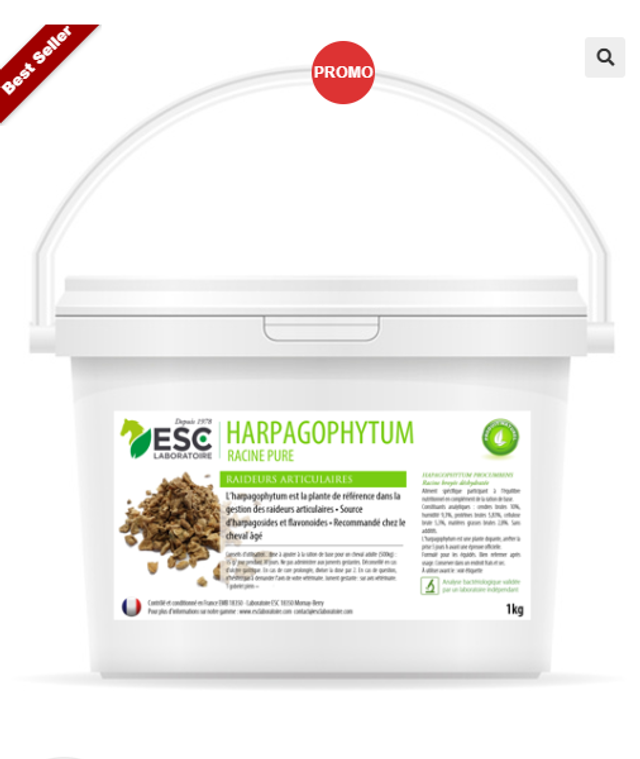 HARPAGOPHYTUM – Raideurs et sensibilité articulaire cheval – Plante pure