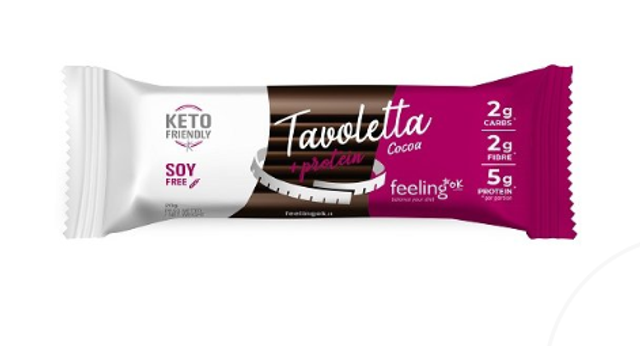 Tavoletta cacao Keto  +Protein - 20gr Feeling ok 