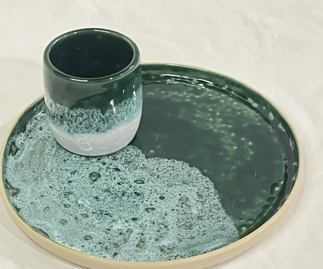 Piatto liscio collezione terra