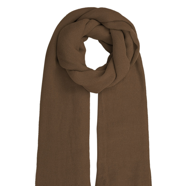 Sjaal bruin dun