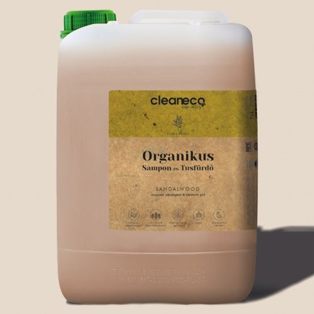 Cleaneco - Organikus sampon és tusfürdő - Sandalwood - 5 L