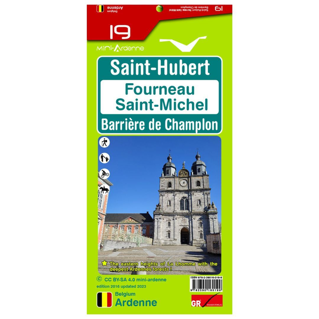 Carte GR Saint-Hubert