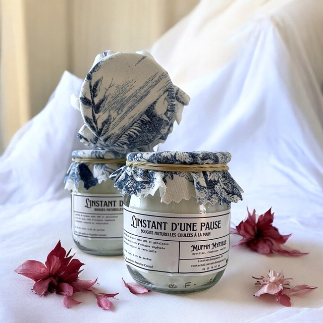 Bougie parfumée - Muffin myrtille