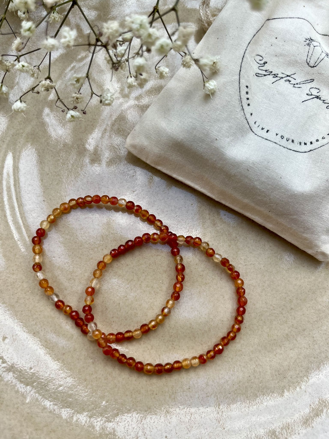 Positive Vibes - Dein Carneol Armband