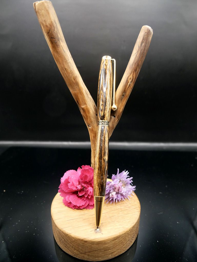 Stylo art déco Or Bocote 