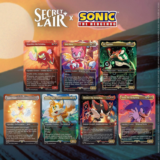 Magic: The Gathering - Secret Lair x Sonic: Friends &amp; Foes Non-foil