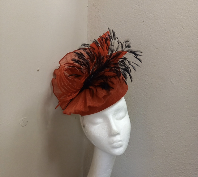 ❤️Jane Black and Red Headpiece