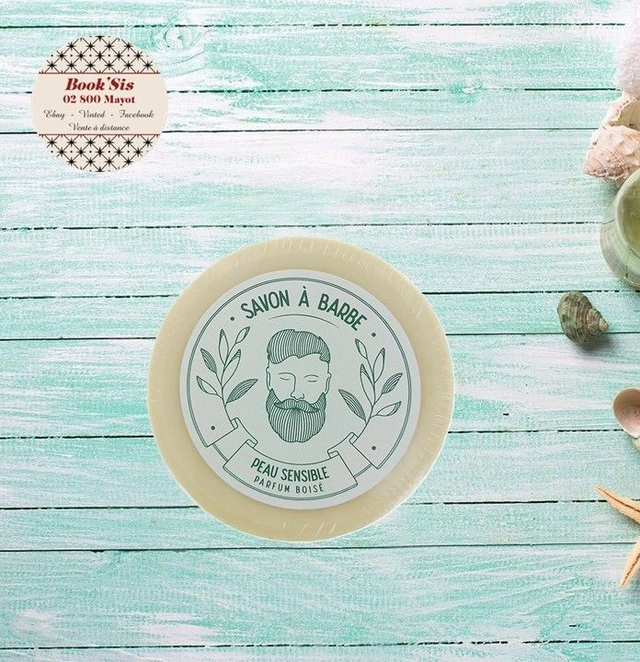 Savon à barbe peau sensible " Boisé "