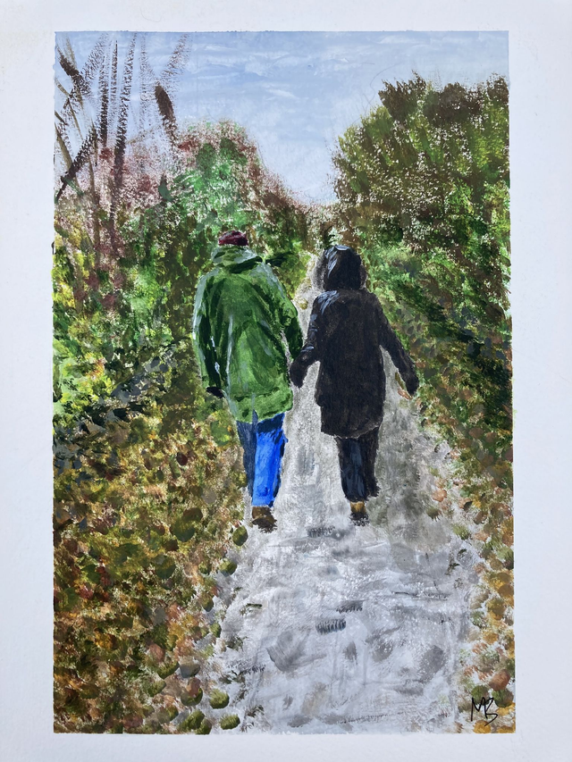 Walking to the Ducks