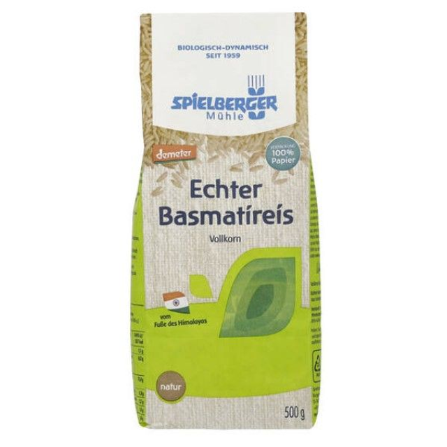 Spielberger Reis Basmatireis Natur, 500g Packung