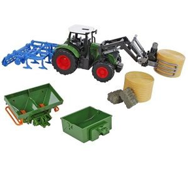 Kids Globe 540479 Set de tracteur vert 