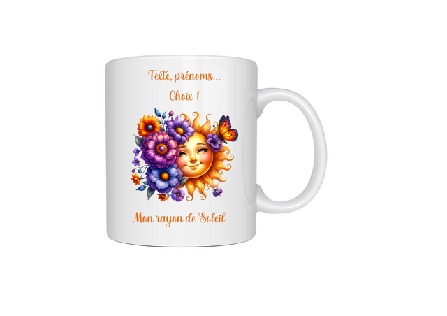 Mug motif  soleil