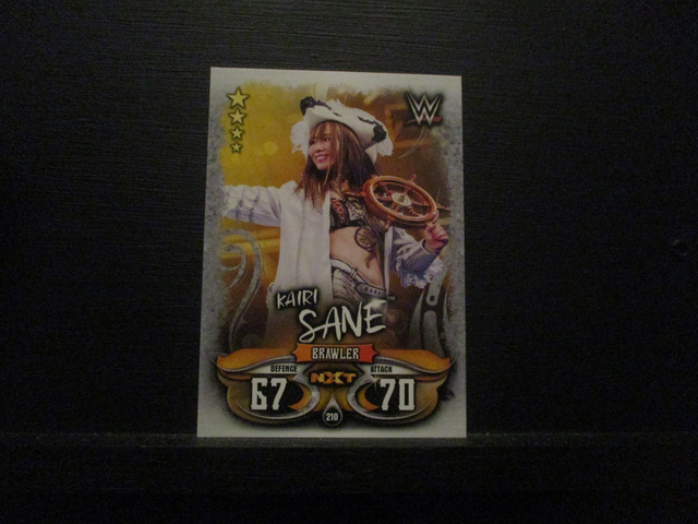 Kairi Sane - NXT Slam Attax Live Original Trading Card #210