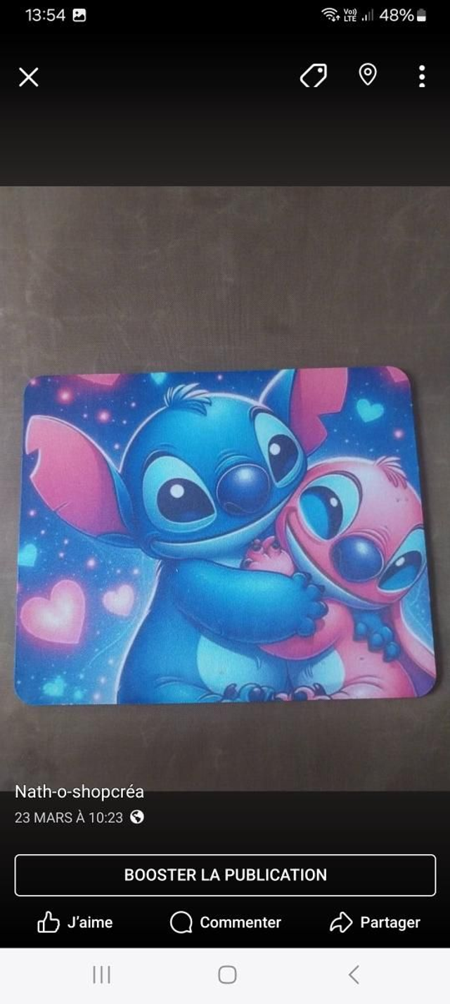Tapis de souris Stitch 