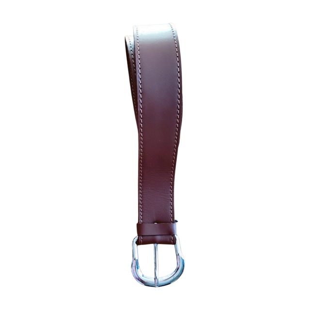 Ceinture cuir marron glacé