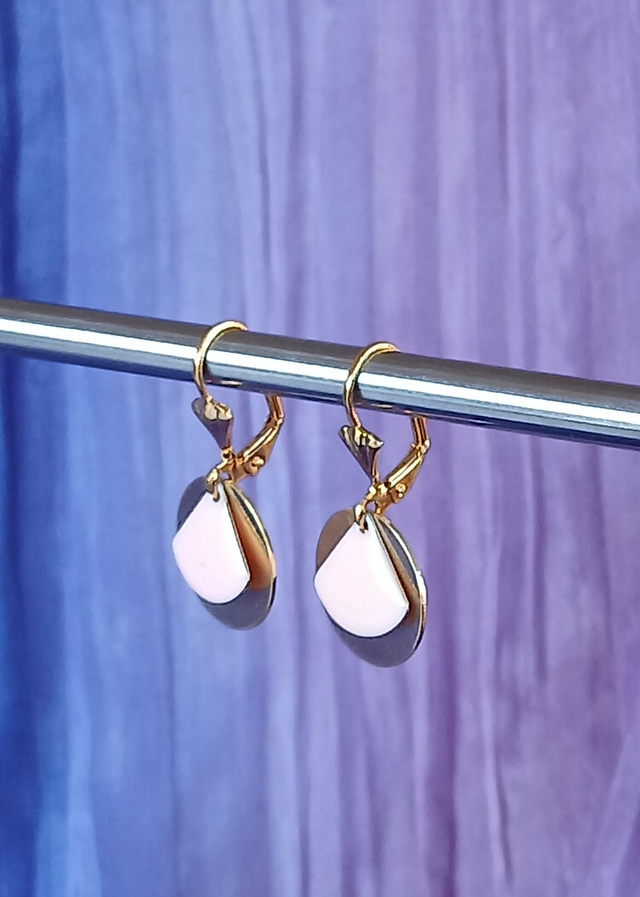 Boucles d'oreilles Eventail (coloris au choix)