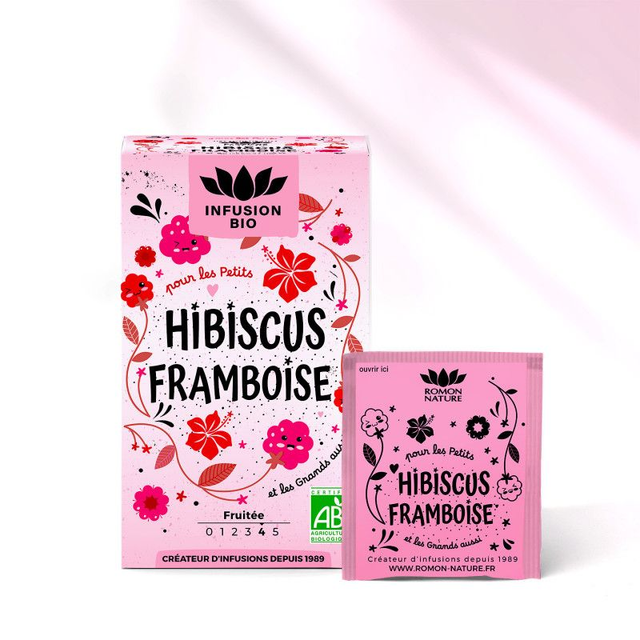 Infusion Hibiscus Framboise Bio*
