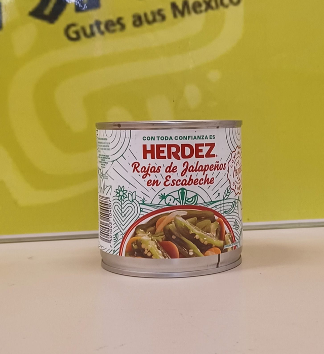 Jalapeños Streifen Rajas Herdez 360 g