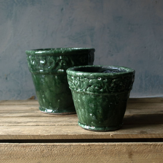 Chunky Ornate Plant Pot