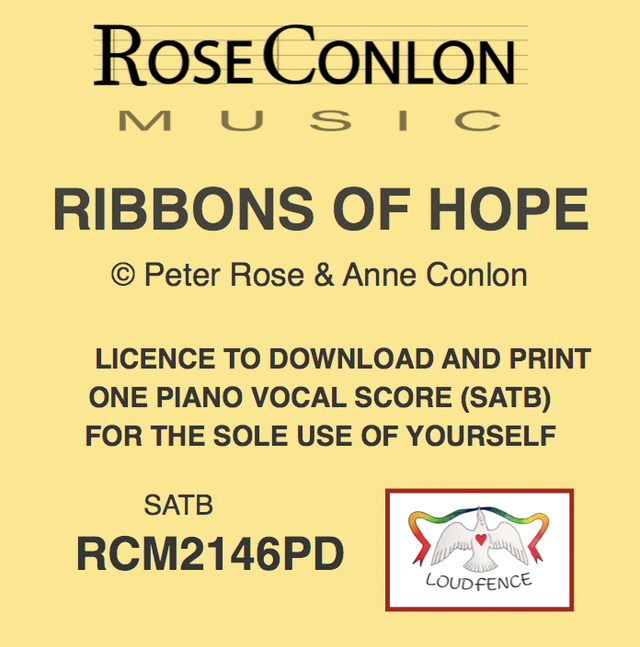 RIBBONS OF HOPE SATB (Piano/Vocal)
