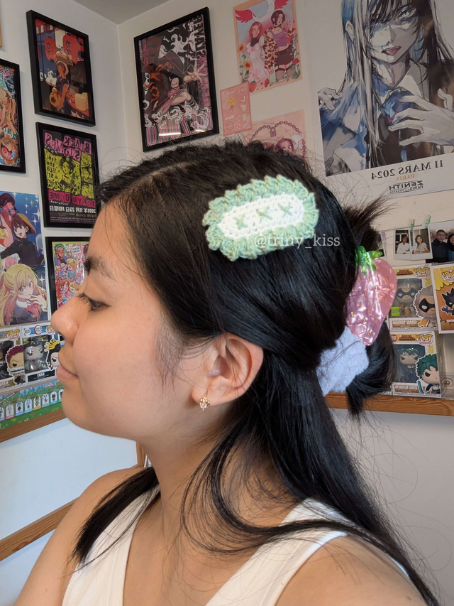 Hairpin feuilles 