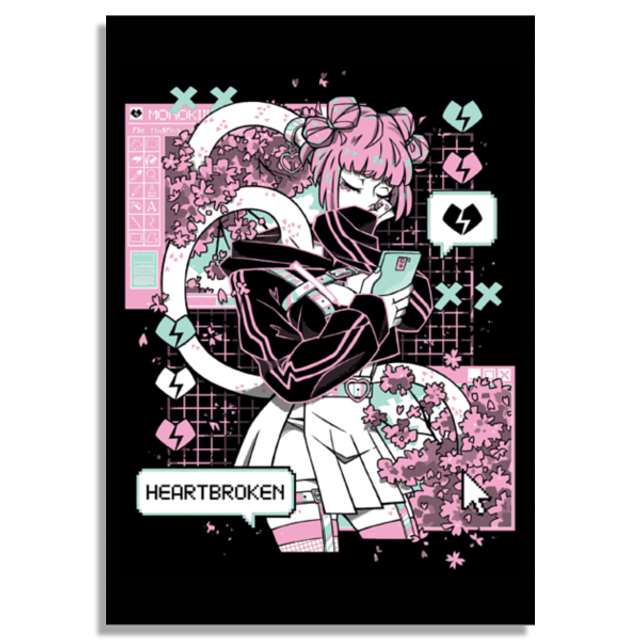 Heartbroken Momo Print