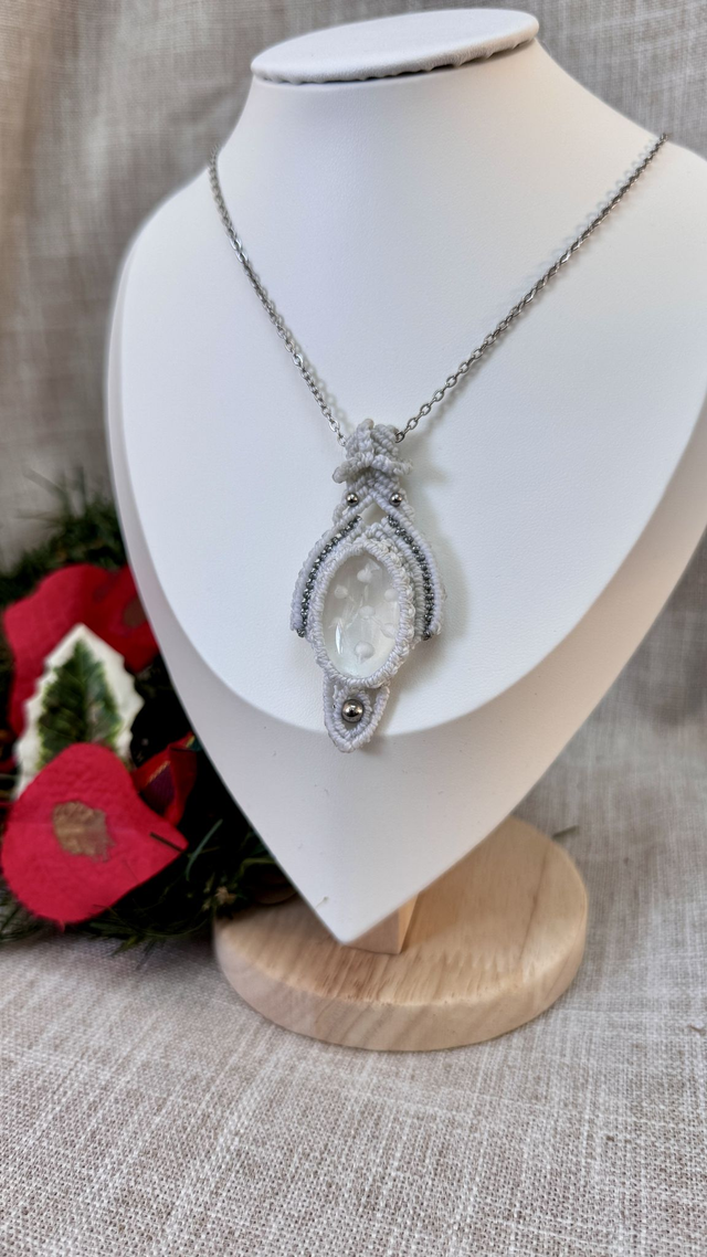 Pendentif Neige Givrée