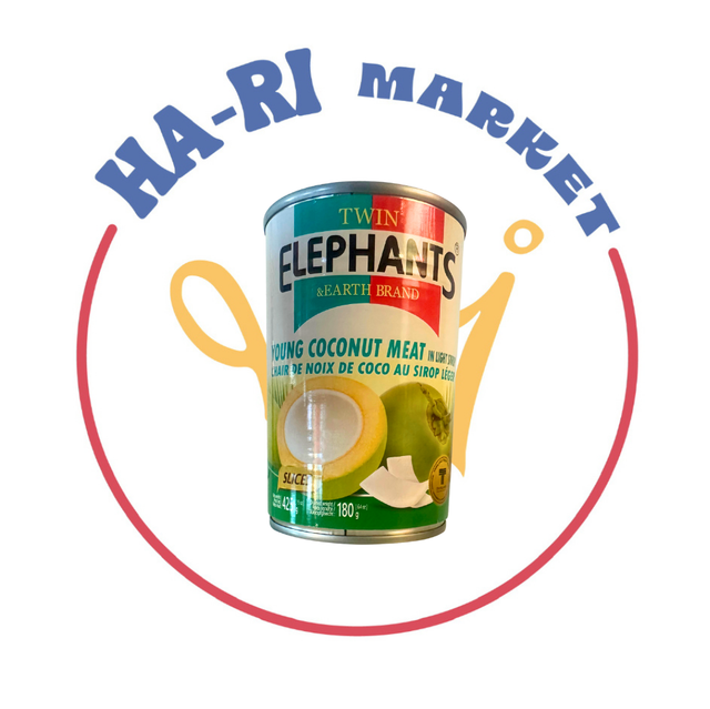 Twin Elephant Young Coconut meat 425g