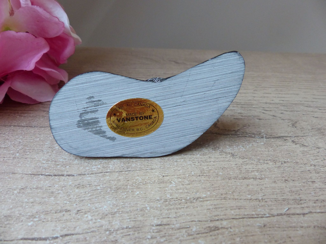 Figurine vintage de castor raton laveur – Sculpture en résine Vanstone, fabriquée au Canada