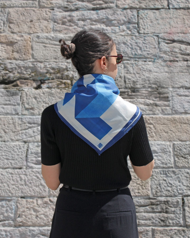 CARRE COTON - Cyanotype