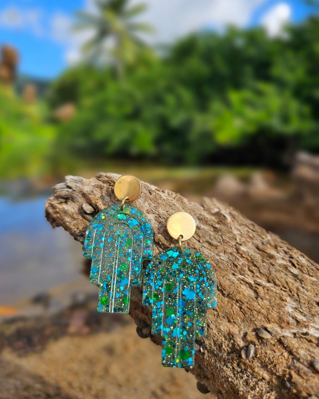 MIAMI vert pailletté