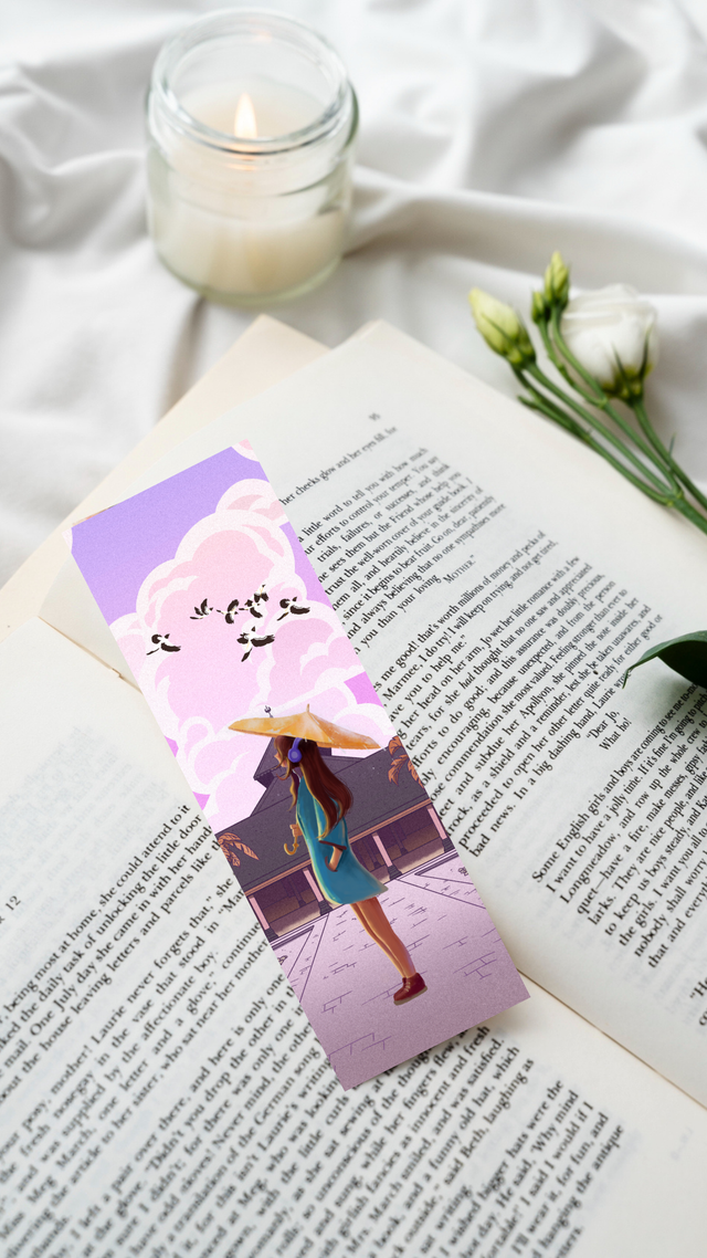 Marque page romantique/light novel