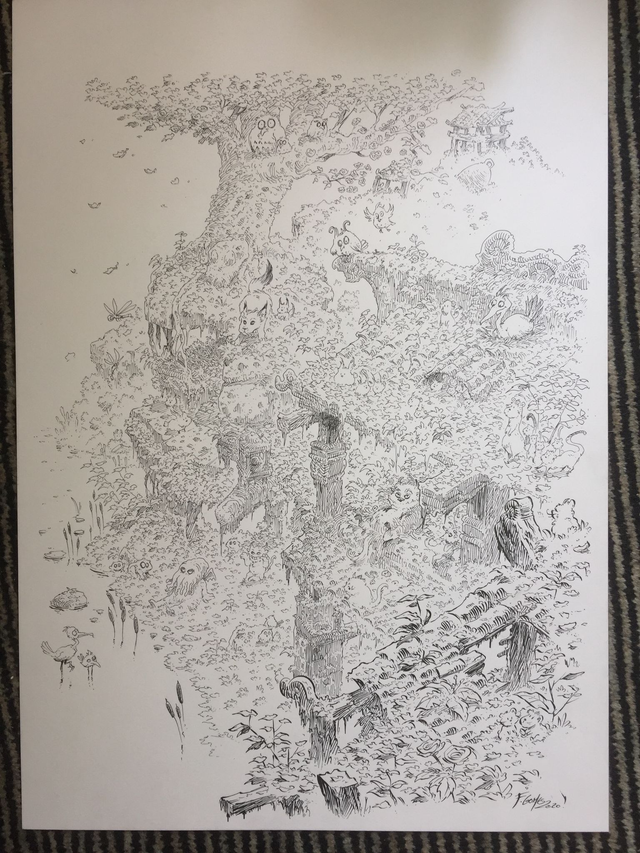 Jour d&#039;été au lac de l&#039;abime